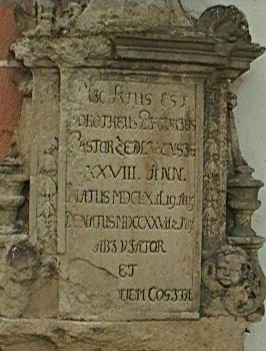 Grabstein 1725